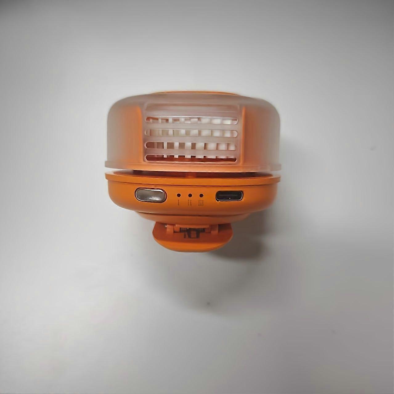 Mini-ventilator Mit Clip-befestigung, 360°-drehung, Usb-ladefunktion, 3 Geschwindigkeitsstufen, Leisem, Klingenlosem Design – Ideal Für Outdoor-aktivitäten Wie Wandern Und Camping.