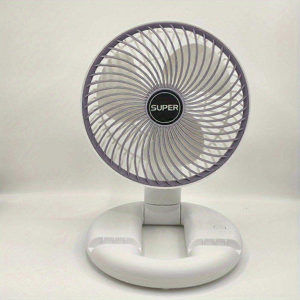 Faltbarer Tischventilator, Tragbarer Persönlicher Ventilator Mit Handyhalterung, 3 Geschwindigkeitsstufen, Usb-betrieben Für Zuhause, Büro, Schlafzimmer, Sommer, Reisen Und Outdoor-aktivitäten