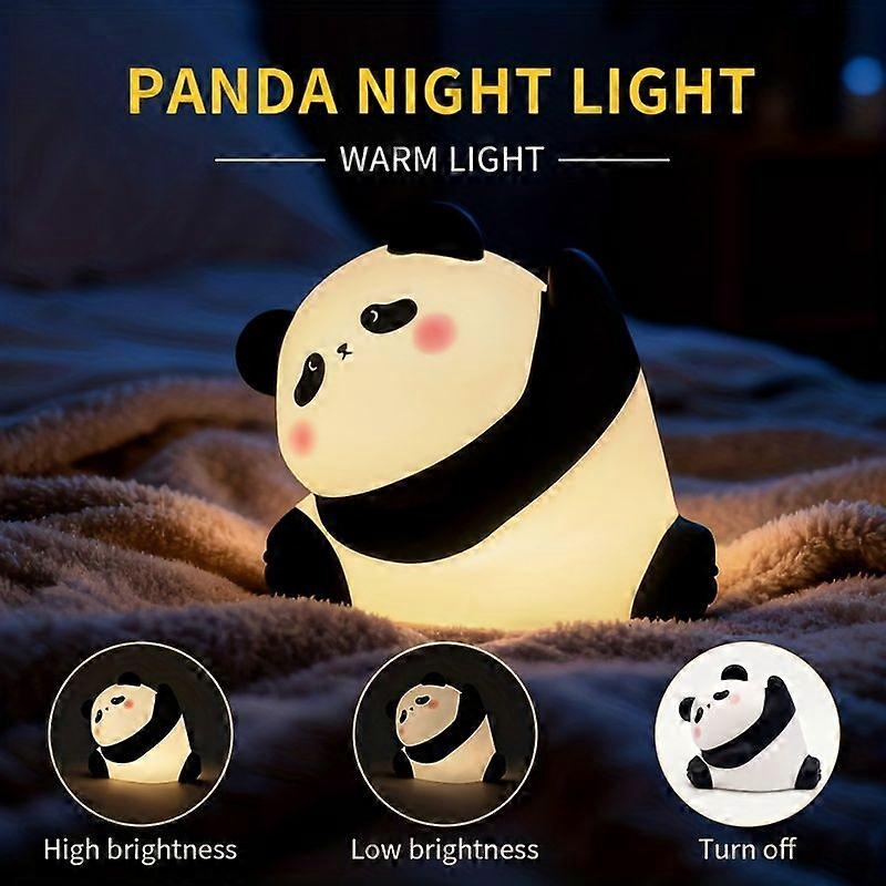 Panda-nachtlicht Mit Touch-steuerung Und 30-minuten-timer, Niedliche Led-lampe Mit Sanftem Licht Für Schlaf- Und Wohnzimmer, Lustige Geschenkidee Für Zuhause