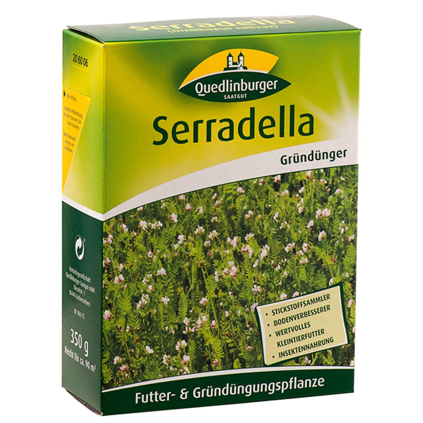 Quedlinburger Gründünger Serradella Ornithopus Für Ca. 90 M² 350 G - Faltschachtel