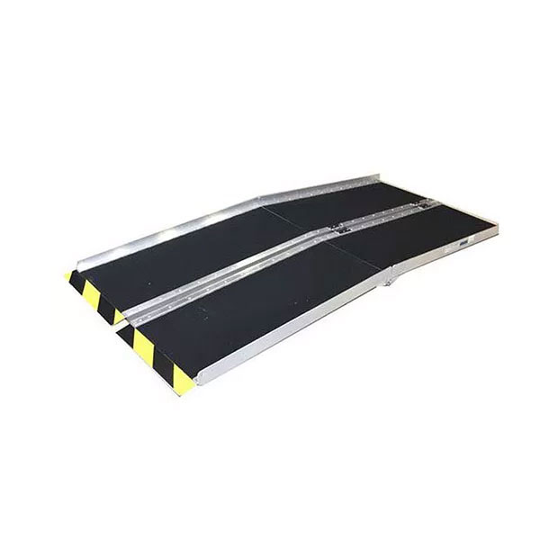 Rutschfeste Rollstuhlrampe Faltbar Länge 305cm - 30 Bis 60cm Zu Überwinden - Breite 74cm - Rdpa70105