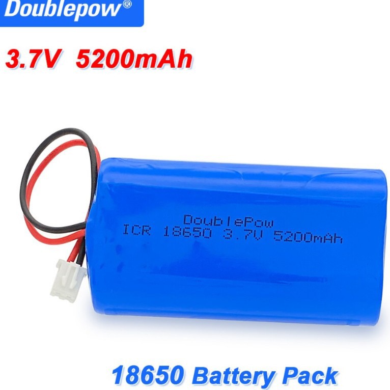 3,7v 5200mah 1s2p 18650 Lithium-ionen-akku, Wiederaufladbar, Verwendet In Überwachungskameras Usw.