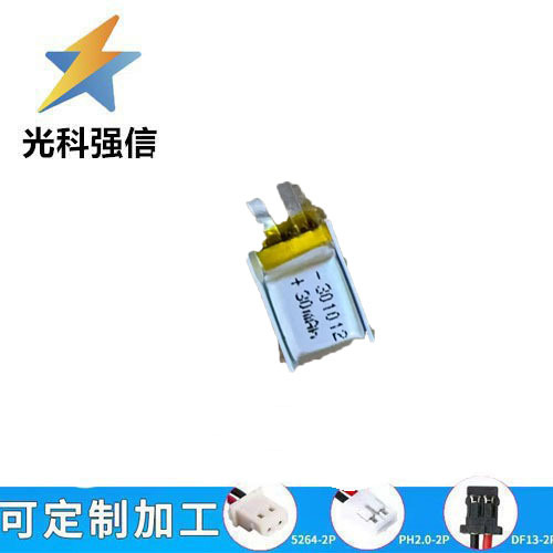 301012 Polymer-lithium-batterie, 3,7 V, 30 Mah, Wiederaufladbare Batteriezelle Für Drahtlose Tastatur-locator.
