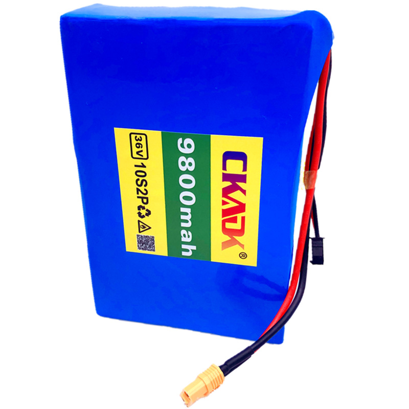 36v 9,8ah 18650 Lithium-ionen-akkupack (10 Zellen In Serie, 2 Zellen Parallel) Für Roller