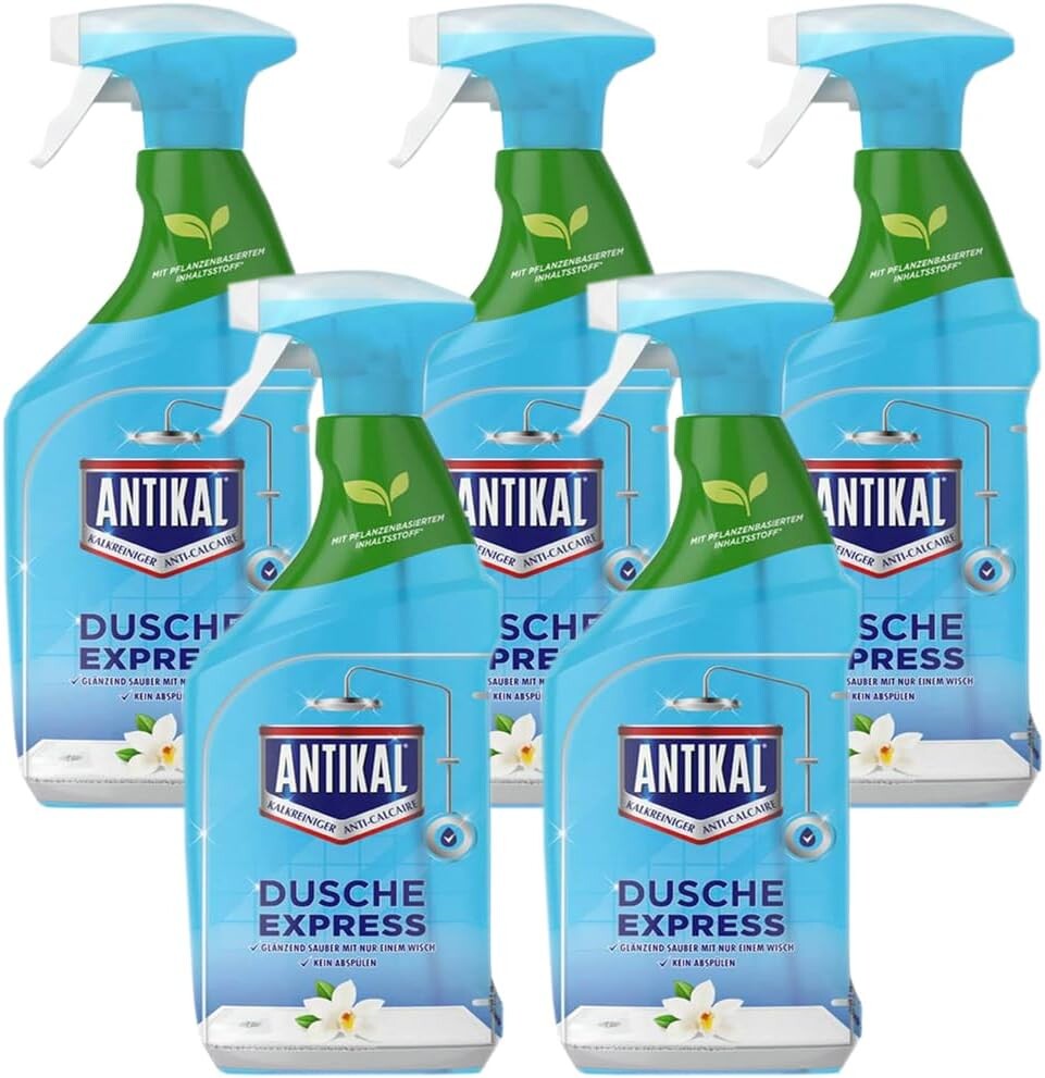 Multipack 5x Antikal Shower Express Spray