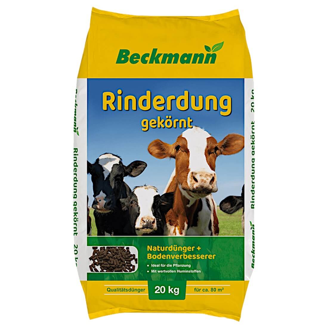 Beckmann Rinderdung Gekörnt 20 Kg Naturdünger Bodenverbesserer Bodenaktivator