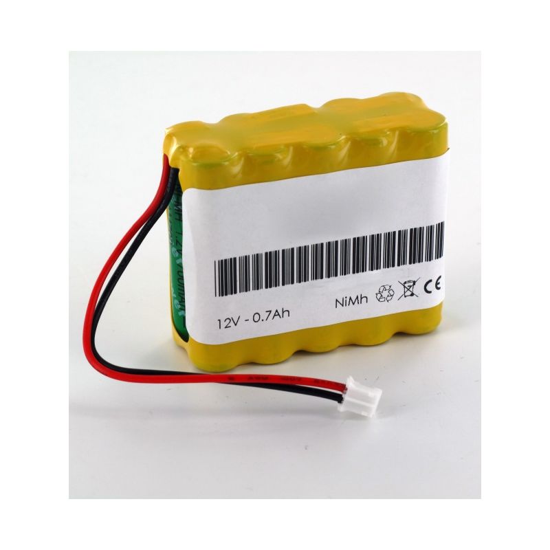 Exalium Premium – 12v 0,7ah Nimh-akku Für Neutronic Baas Maflash Brandmelder – Kompatibel Mit Tesla Tt3 Und Anderen Modellen – Versorgt Autarke Geräte Mit Strom