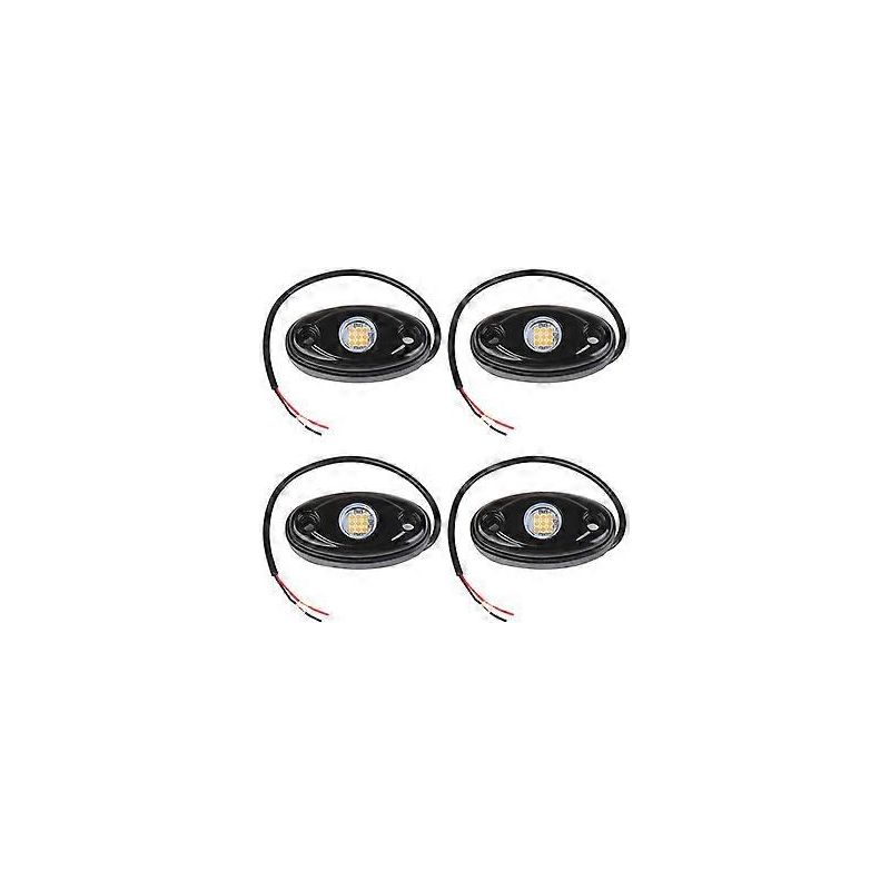 Set Mit 4 Ultrahellen, Wasserdichten 9-led-lampen Für Felsen, Geländewagen Und Fahrzeuge.