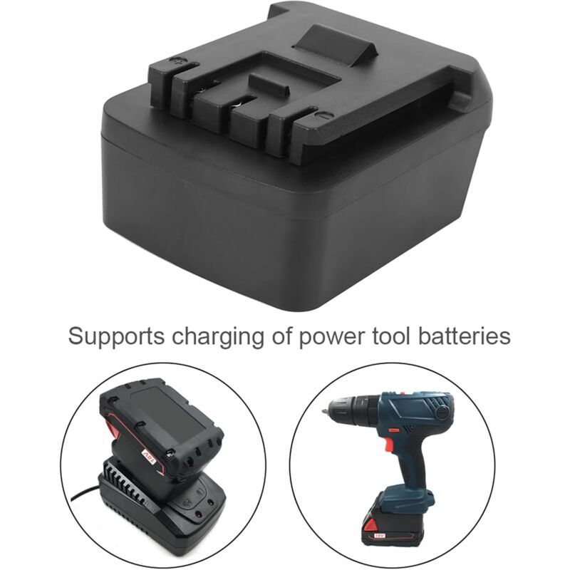 Universaladapter Für 18v Li-ion Milwaukee Akkus, Umgerüstet Auf Bosch -