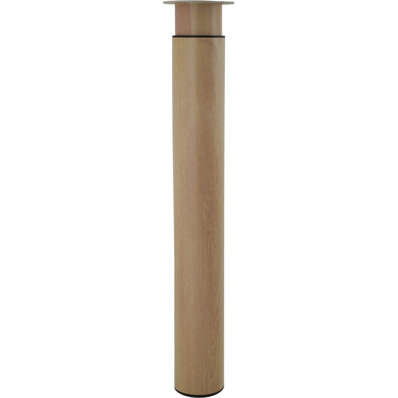 Tischbein, 705/1300 X 102 Mm, Stahl Und Holz