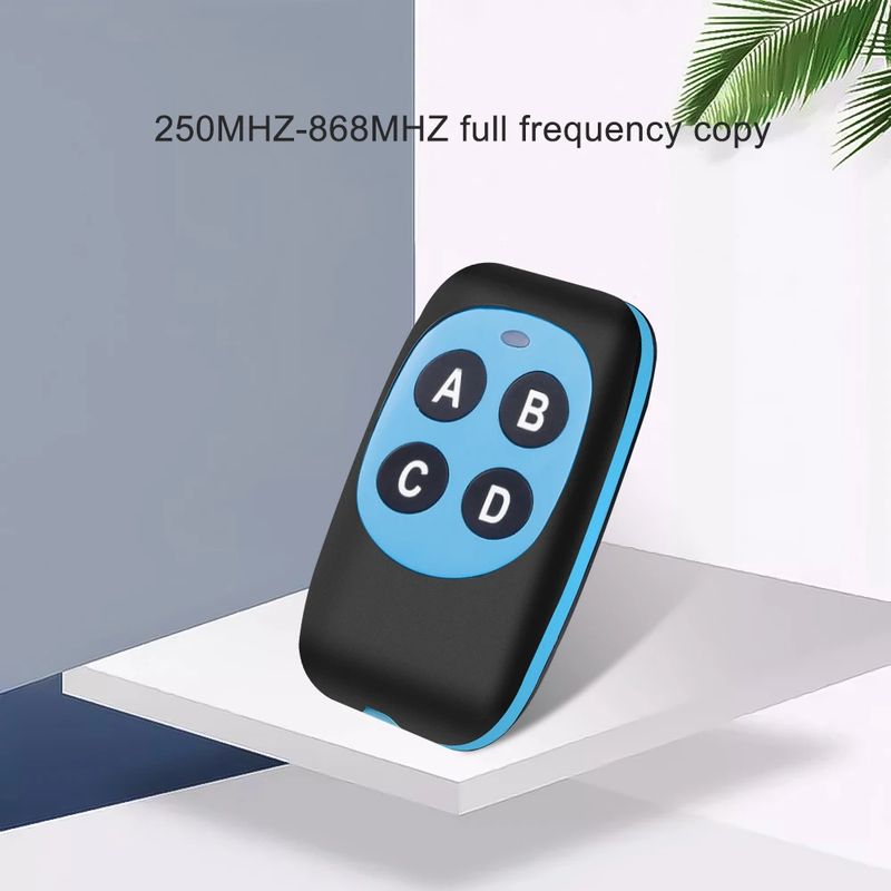 Multifrequenz-fernbedienung (250–868 Mhz) Für Auto, Garagentoröffner, Fernbedienungs-duplikator, Code-klonen, 4 Tasten, Praktisch