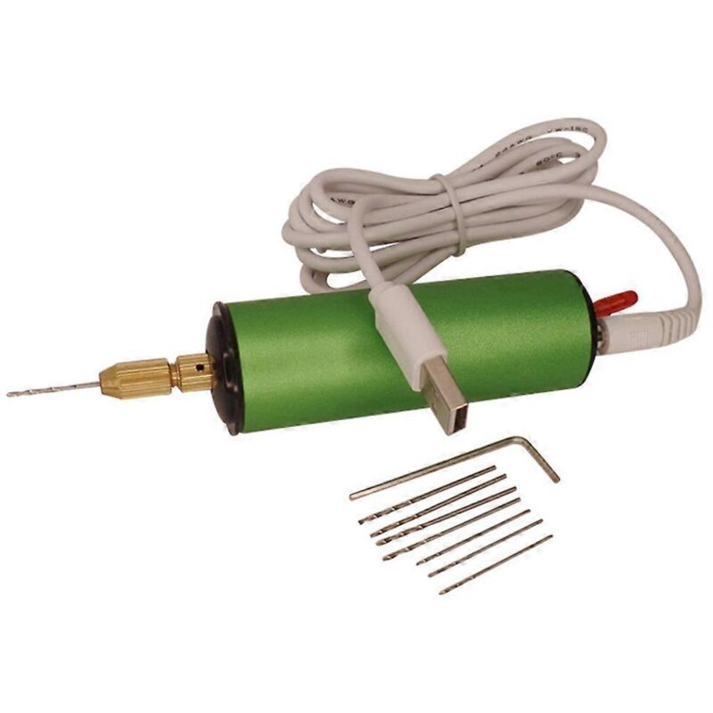 Mini-tragbarer Usb-elektrobohrer, Epoxidharzbohrer, Diy-werkzeuge Für Schmuckherstellung Und Bastelarbeiten