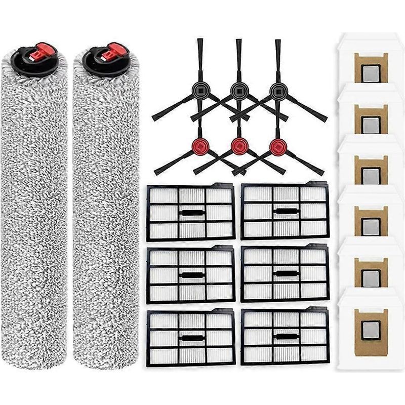Ersatzset Für Den Eufy Omni E28/e25 Saugroboter – Inklusive Seitenbürsten, Walze, Wischmopp, Staubbeutel Und Zubehör