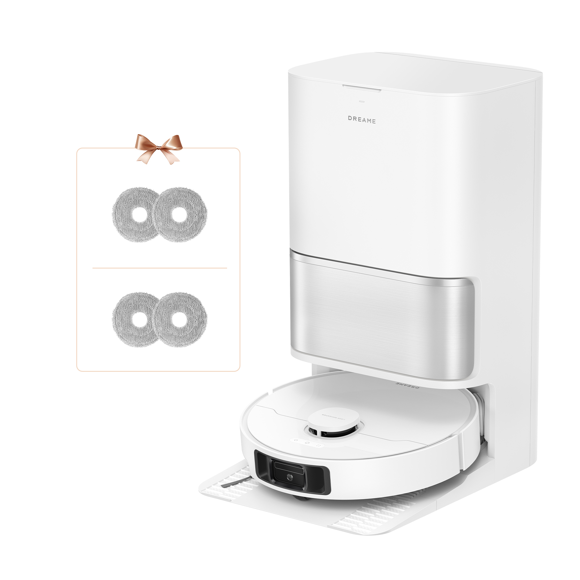 [generalüberholtes Produkt] Dreame - L10s Ultra Gen 3, Robot Aspirateur Laveur, 25000pa, Brosse Latérale Rétractable À Levage, Système Aceclean Dryboard, Auto-nettoyage Serpillière, 80-90 % Neu, B2