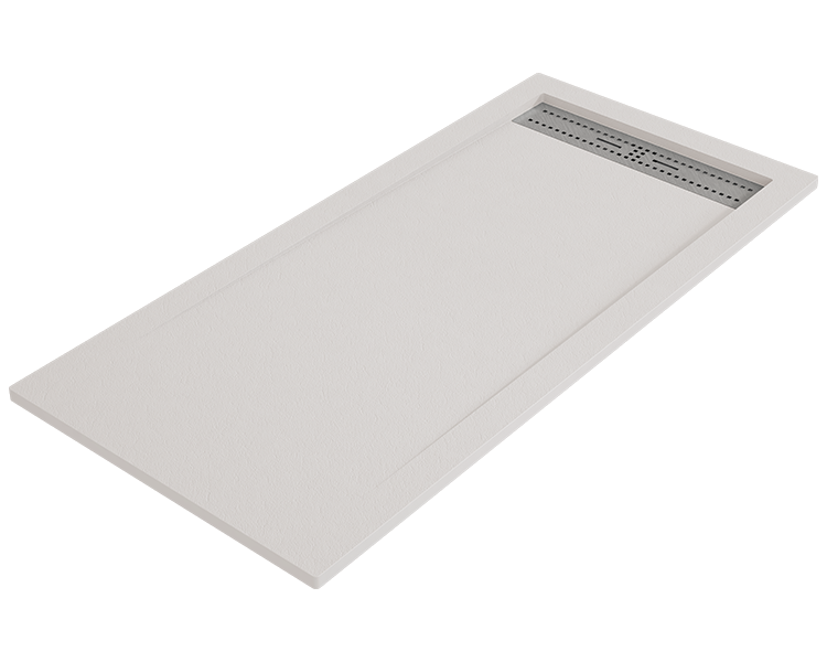 Duschwanne Bidai 70x180 Cm Sand Edelstahlgitter