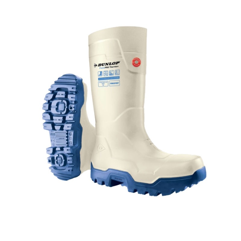 Dunlop Lp8jb01 S5l Ci Cr Sr Fo Lg Sicherheitsstiefel - 47 Eu - Weiß Und Blau