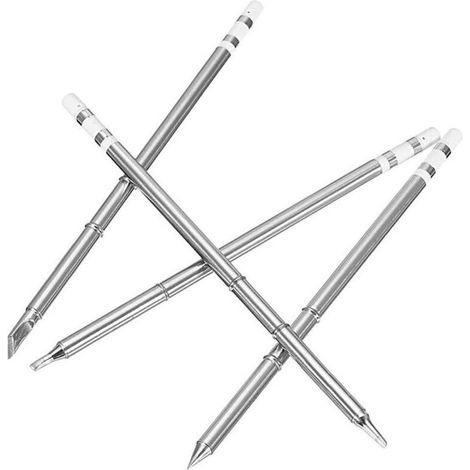 Stück T12 Lötspitzen, Hellweiß, Kohlmodelle Kb Bc2 D24