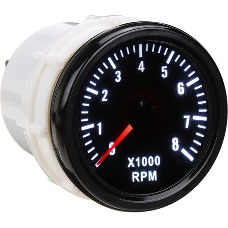 2" 52 Mm 0-8000 U/min Drehzahlmesser Für Benzinmotoren