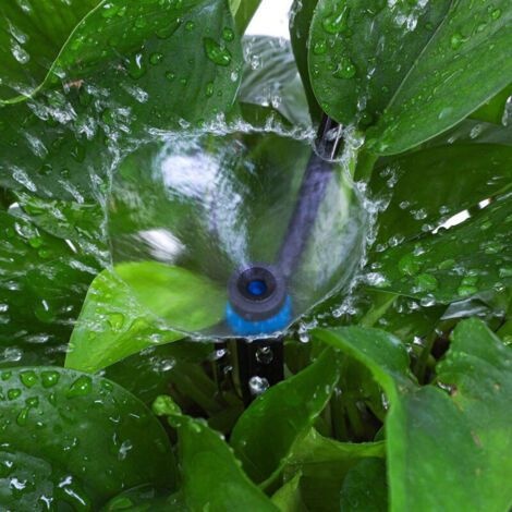 50 T-audace 8-zinkige 360-grad-mikrosprinkler Mit Wasserdurchfluss, Für 4-7 Mm (1/4")-schläuche, Für Gartenbewässerungssysteme
