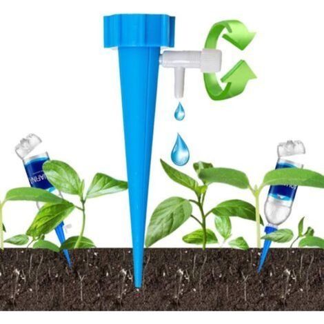 Pflanzenbewässerungssystem Mit 12 Verstellbaren Sprinklerspießen Zur Bewässerung Von Pflanzen Und Blumen, Ideal Als Bewässerungssystem Für Die Feiertage (12-teilig)