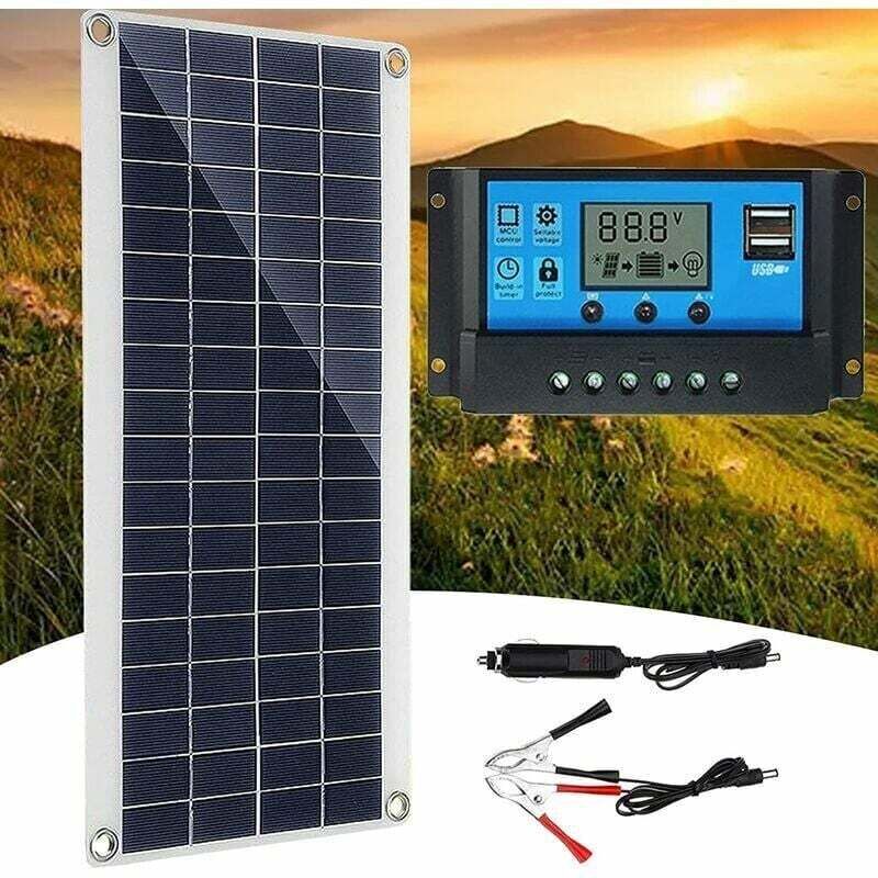 300-w-12-v-solarpanel – 23 % Wirkungsgrad – 60-a-laderegler – Einfache Installation Für Wohnmobile Und Yachten