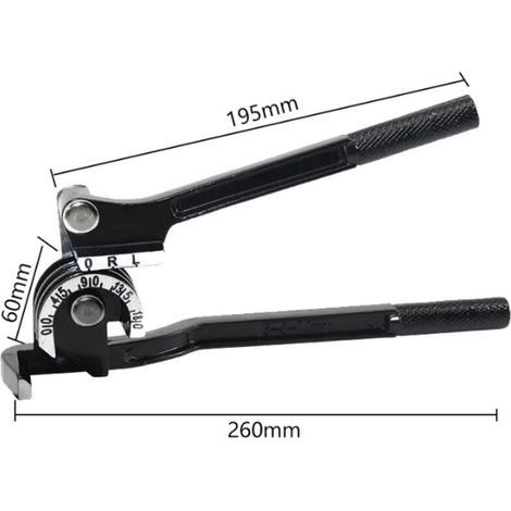 3-in-1-rohrbiegegerät, Manuelles 180°-hebelbiegewerkzeug, 1/4