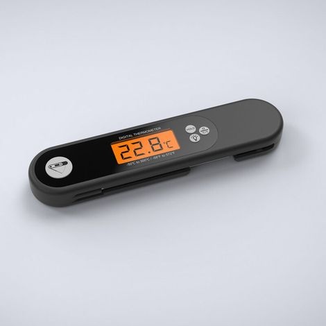 Faltbares Kochthermometer, Kleines Faltbares Digitales Thermometer -50-300℃ Zum Kochen