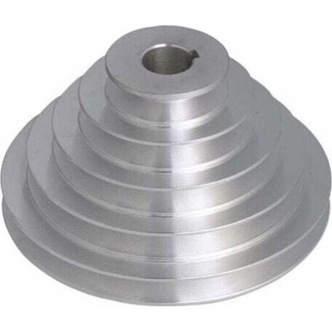 Poulie En Aluminium À 5 Plis – Diamètre Intérieur 19 Mm – Diamètres Extérieurs 54-150 Mm – Pour Courroies Trapézoïdales Type A
