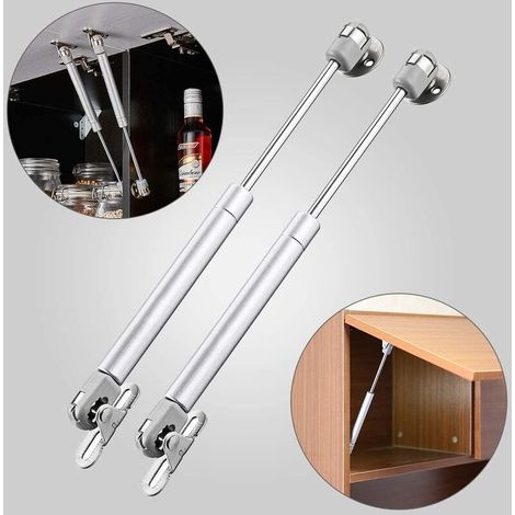 80n Gasfeder Für Möbel – 2er-pack, 26,3 Cm Gasfedern – Stahl Mit Hydraulischer Dichtung – Geräuscharme Dämpfung Für Schränke Und Regale