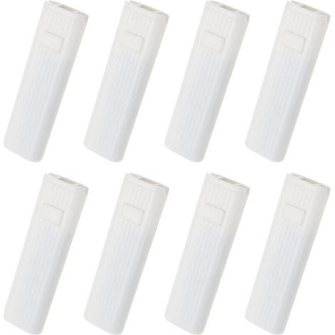Set Mit 8 Ersatzgewichten Für Vertikalrollos, Fensterläden, Weißem Kunststoff-sicherheitsgriff, Spannvorrichtung Und Jalousienzubehör