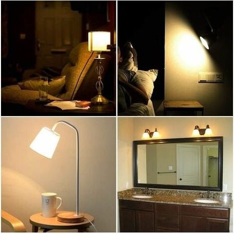 6er-pack E27 12w Led-lampen (entspricht 100w Halogenlampen) 1200lm Warmweiß 3000k 360° Abstrahlwinkel 220-240v