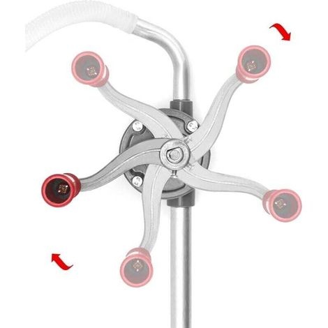 Handkurbelpumpe, Manuelle Kraftstoffpumpe, Aluminium-ölpumpe, Dickwandige Aluminiumrohre, 5-liter-handölpumpenständer