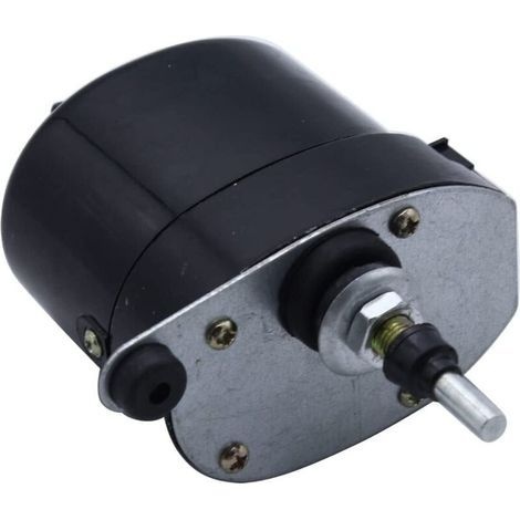 1 Universal-scheibenwischermotor, Schwarz, Kompatibel Mit Angelbooten, Wohnwagen, Jeeps Und Traktoren (01287358 773100001 0390506510, Nachbau).