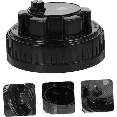 Chlorinator-abdeckung – Spenderabdeckung – Spenderkappe – Ersatzteile Für Chlorinatoren, Schwarz, Chlorinator-abdeckung, 127,6 Cm, Pvc-material