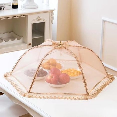 Set Aus 2 Faltbaren Fliegennetzen Aus Hochwertigem Netzgewebe Für Den Außenbereich, Küche, Garten, Partys, Grillabende (2 Stück, 70 X 70 Cm)