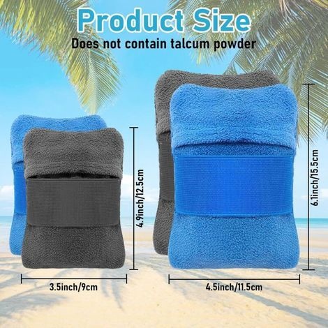 Strandsandentferner, 4er-pack Sandbeutel Zur Entfernung Von Sandflecken Am Strand, Strandzubehör, Für Strandurlaube, Campingausrüstung