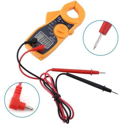 Digitales Multimeter Mit Zangenfunktion, Ac/dc-voltmeter, Amperemeter, Ohmmeter, Spannungsprüfer Und Lcd-anzeige