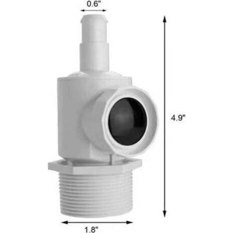9-100-9002 Uwf-anschlussstück, Kompatibel Mit Polaris 380, 280, 180 – Ersatzteil Für Poolreiniger – Universelle Wandbefestigung – Montageteil
