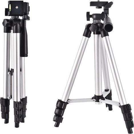 Stativ Für Laser-nivelliergerät – Höhenverstellbar Von 33 Bis 103 Cm – Gummifüße Für Unebenes Gelände – Inklusive Tragetasche