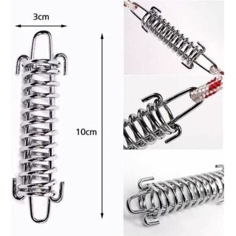 4-teiliges Sonnensegel-federset, Sonnensegel-spannfeder, Spannfeder Für Sonnensegel, Spannfeder Für Campingzelte, Stahl-zeltfeder-seilschnalle