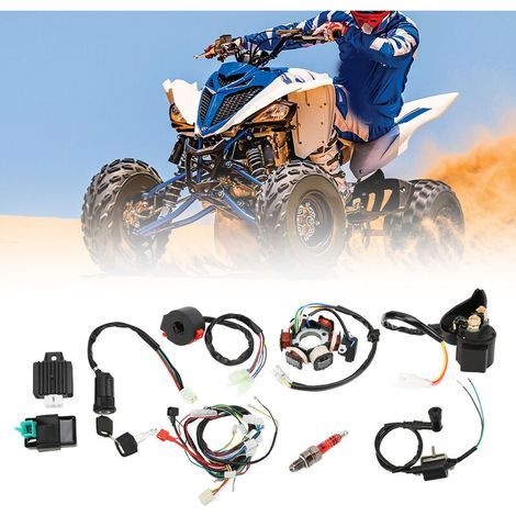 Quad-cdi-kabelbaum Für 50-125-cm³-motoren – Kompatibel Mit Taotao Und Coolster – Verbessert Die Zündleistung – Komplettset