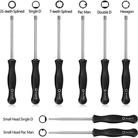 8-teiliges Vergaser-einstellschraubendreher-set Zur Vergaserreinigung, Motorreparatur, Geeignet Für Die Meisten 2-takt-motoren (8 Schraubendreher Mit Etui Und Nadel)