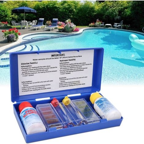 Chlor-ph-wasserqualitätstest-set Schwimmbadwasser-tester-set A