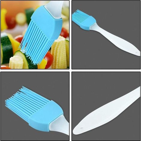 Küchenpinsel, Hitzebeständiger Silikon-gebäckpinsel Zum Backen, Kochen, Grillen, Für Kuchen Und Gebäck (4er-pack)