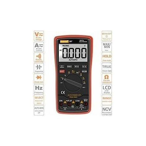Digitales Lcd-multimeter, Professionelles Digitales Multimeter, Digitales Voltmeter, Automatische Und Manuelle Messung.