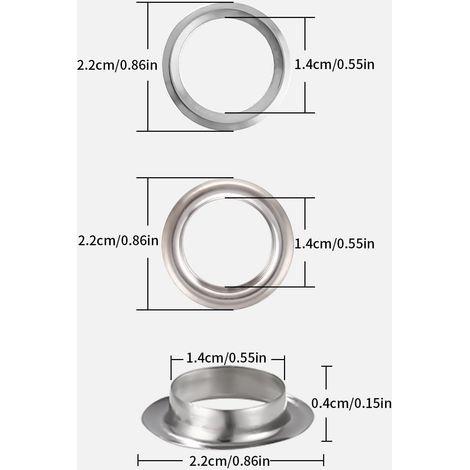 Ösenwerkzeug-set, 14 Mm Innendurchmesser, Ösen-set, Metall-ösenwerkzeug-set Mit Ösenwerkzeugen Für Segeltuch, Planen Und Zeltreparaturen