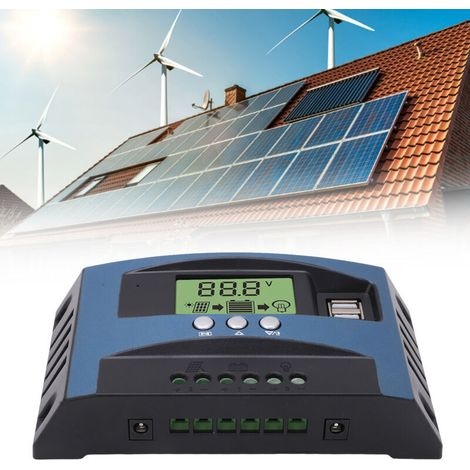 Mppt 30a Solarladeregler Mit Lcd-bildschirm Und Automatischer Erkennung Für 12v- Und 24v-module