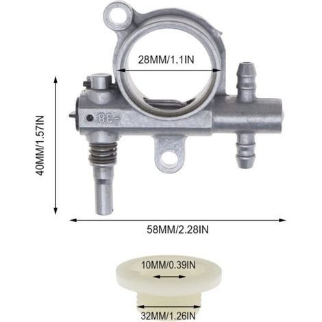 1 Satz Ölpumpen Für 25-cm³- Und 38-cm³-kettensägen, Kettensägen-ersatzteile