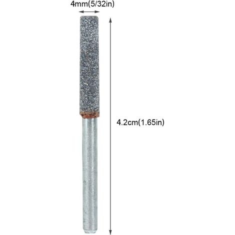 3 Stück 4 Mm 5/32 Diamant-kettensägen-schärfstein-schärfwerkzeug Für Rotationsschärfer Oregon