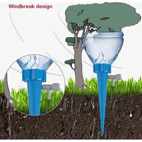 12-teiliges Tropfbewässerungsset, Automatisches Pflanzensprinkler-bewässerungssystem Für Innen- Und Außengärten Und Wohnhäuser